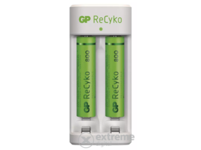 GP Eco E211 polnilec baterij + ReCyko 800 polnilne baterije