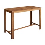 VIDAXL Barska miza iz trdnega akacijevega lesa 150x70x105 cm