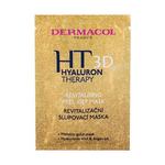 Dermacol 3D Hyaluron Therapy Revitalising Peel-Off maska za obraz za vse tipe kože 15 ml za ženske