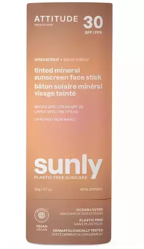 "Attitude Sunly Tinted Sunscreen Face Stick SPF 30 - 20 g"