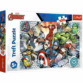 Puzzle 100 - Slavni maščevalci / Disney Marvel Maščevalci