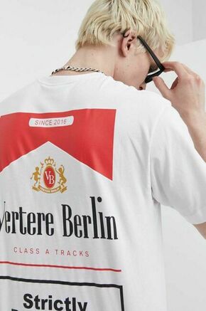 Bombažna kratka majica Vertere Berlin bela barva
