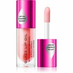 Makeup Revolution Glaze Lip Oil negovalno olje za ustnice 4,6 ml odtenek Glam Pink za ženske