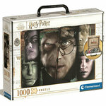Clementoni Puzzle v kovčku Harry Potter: Obrazi čarovnikov 1000 kosov