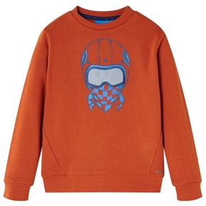 VidaXL Otroški pulover svetlo rjast 104