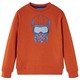 vidaXL Otroški pulover svetlo rjast 104