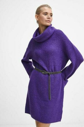 Obleka Medicine vijolična barva - vijolična. Obleka iz kolekcije Medicine. Raven model
