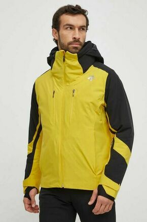 Smučarska jakna Descente Chester rumena barva - rumena. Smučarska jakna iz kolekcije Descente. Model izdelan materiala