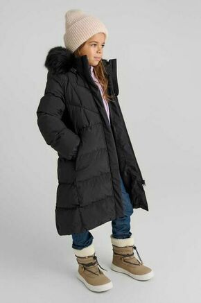 Otroška zimska jakna Reima Siemaus črna barva - črna. Otroška zimska jakna iz kolekcije Reima. Delno podložen model