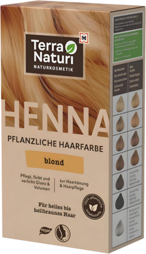 "Terra Naturi Henna rastlinska barva las blond - 100 g"
