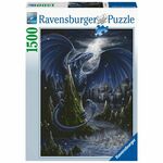Ravensburger Črni in modri zmaj Puzzle 1500 kosov