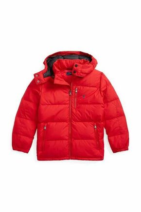 Otroška puhovka Polo Ralph Lauren rdeča barva - rdeča. Otroški jakna iz kolekcije Polo Ralph Lauren. Podložen model