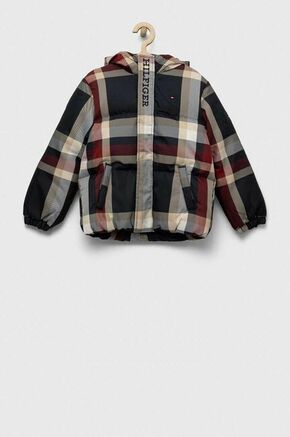 Otroška jakna Tommy Hilfiger - pisana. Otroški jakna iz kolekcije Tommy Hilfiger. Podložen model