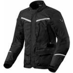 Rev'it! Voltiac 3 H2O Black/Silver L Tekstilna jakna