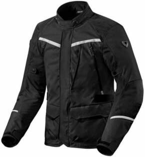 Rev'it! Voltiac 3 H2O Black/Silver L Tekstilna jakna