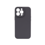 Silikonski ovitek (liquid silicone) za Apple iPhone 14 Pro Max, Soft, temno siva