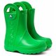 Crocs Dežni škornji zelena 23 EU Handle Rain Boot Kids