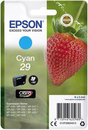 Epson T2982 modra (cyan)/črna (black)