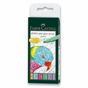Faber-Castell Marker Pitt Artist Pen Brush 6 kosov