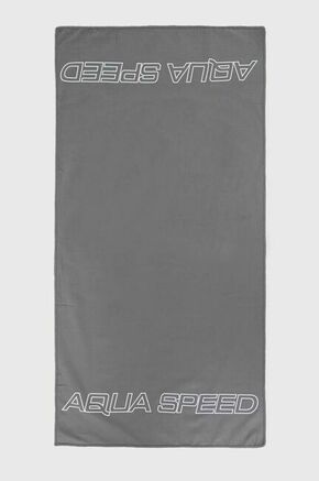 Brisača Aqua Speed Dry Flat siva barva - siva. Brisača iz kolekcije Aqua Speed. Model izdelan iz hitro sušečega materiala iz mikrovlaken.