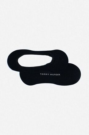 Tommy Hilfiger stopalke (2-pack) - črna. Stopalke iz kolekcije Tommy Hilfiger. Model izdelan iz elastičnega