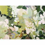 Slika z ročno naslikanimi elementi 90x118 cm Green Garden – Malerifabrikken