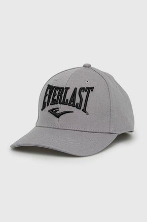 Everlast bombažna kapa - siva. Baseball kapa iz kolekcije Everlast. Model izdelan iz prijavno gradivo.