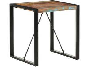 VIDAXL Jedilna miza 70x70x75 cm trden predelan les
