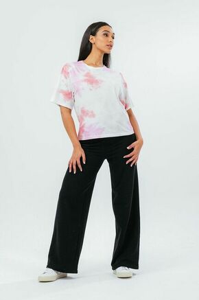 Hype T-shirt - roza. T-shirt iz zbirke Hype. Model narejen iz tkanine z vzorcem.