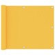 Balkonsko platno rumeno 75x600 cm oksford blago