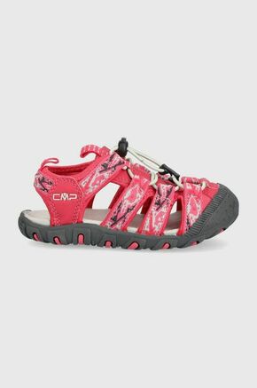 Otroški sandali CMP - roza. Otroški sandali iz kolekcije CMP. Model izdelan iz kombinacije ekološkega usnja in tekstilnega materiala.