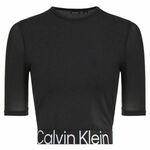 Calvin Klein Performance Športna majica 00GWS3K116 Črna rodijeva prevleka Cropped Fit