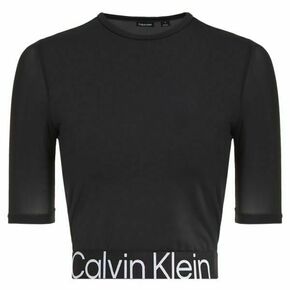 Calvin Klein Performance Športna majica 00GWS3K116 Črna rodijeva prevleka Cropped Fit