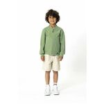 Otroška jakna Gosoaky SHINING MONKEY zelena barva - zelena. Otroška jakna iz kolekcije Gosoaky. Nepodložen model, izdelan vodoodpornega materiala.