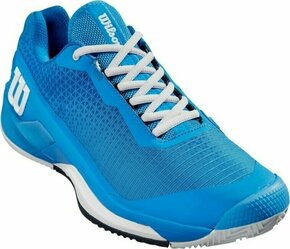 Wilson Rush Pro 4.0 Clay Mens Tennis Shoe French Blue/White/Navy Blazer 41 1/3 Moški teniški copati
