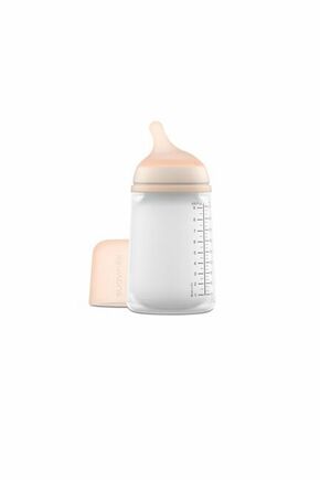 Suavinex Zero Zero M steklenička za dojenčke M Medium Flow 3 m+ 270 ml