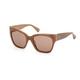 Max Mara MM0204 46E ONE SIZE (54) Rjava/Rjava