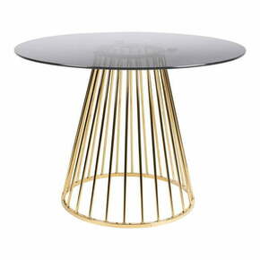 Okrogla jedilna miza s stekleno mizno ploščo ø 104 cm Floris – White Label