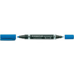 STAEDTLER dvostranski flomaster Lumocolor Duo 348, modra
