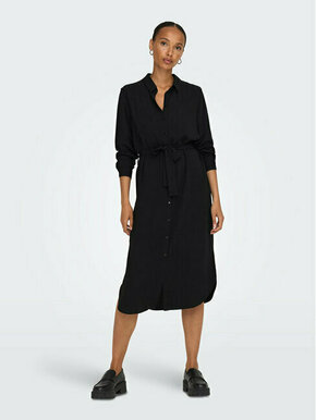 Jacqueline de Yong Ženska obleka JDYRACHEL Regular Fit 15267419 Black (Velikost S)