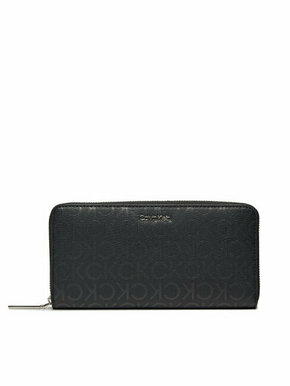 Calvin Klein Velika ženska denarnica Ck Must Lg Z/A Wallet_Epi Mono K60K611938 Črna