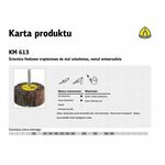 Boxman KLOPNO KOLO KM613 ZRNATOST 80 25/15/6MM 237496