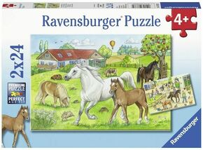 Ravensburger sestavljanka Konji na kmetiji
