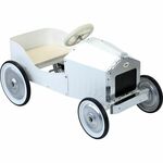 Vilac Kovinski pedalni avto bele barve