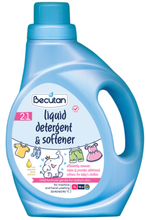 Becutan detergent in mehčalec 2 v 1