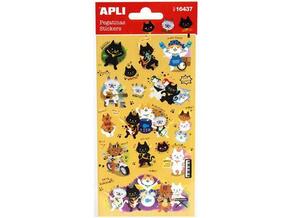 Apli Kids nalepke rockandroll mačke 1 set API16437