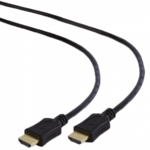 WEBHIDDENBRAND GEMBIRD Kabel HDMI-HDMI 4,5 m, 1.4, M/M, zaščiten, pozlačeni kontakti, CCS, ethernet, črn
