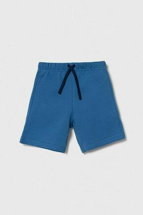 Otroške bombažne kratke hlače United Colors of Benetton - modra. Otroški kratke hlače iz kolekcije United Colors of Benetton