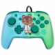 PDP Faceoff Deluxe + Audio Wired Controller: Animal Crossing Tom Nook, turkiz