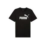 PUMA Majica 'Essential No. 1' črna / bela